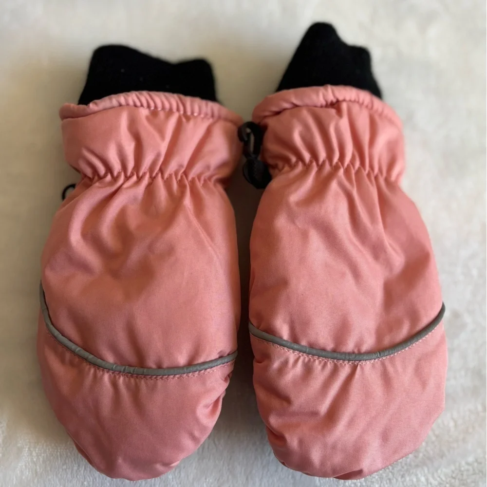 3M Thinsulate Kids Mittens Toddler Gloves Ski Fleece Pink OS